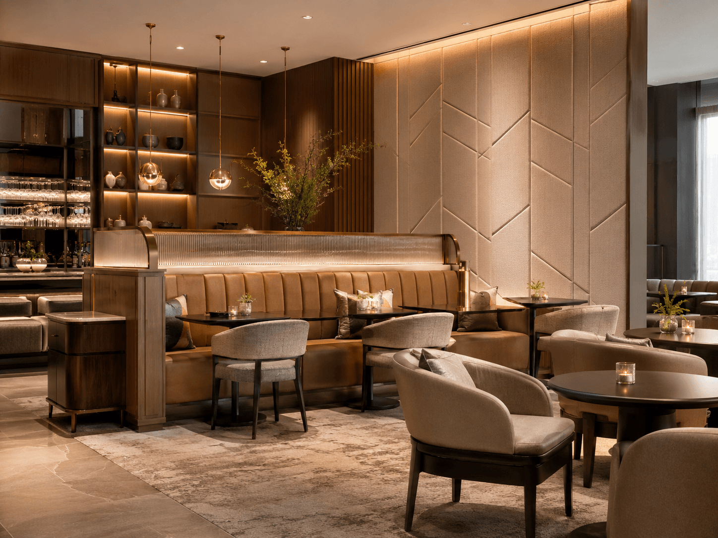 Custom commercial lounge seating